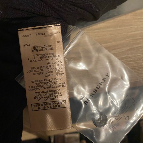Burberry Women’s all black polo! BRAND NEW WITH TAGS IN PACKAGE! - Picture 6 of 8